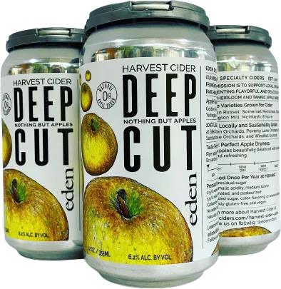HARVEST CIDER DEEP CUT 4 PK 12 OZ