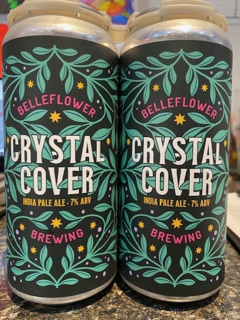 BELLEFLOWER CRYSTAL COVER 16 OZ