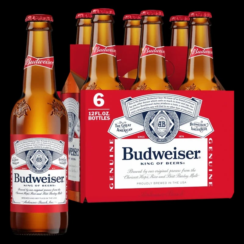 BUDWEISER 6PK BTL 12 OZ