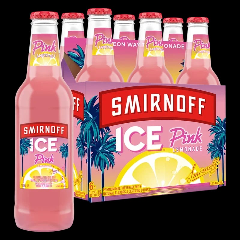 SMIRNOFF PINK LEMONADE 6 PK BTL 11.2 OZ
