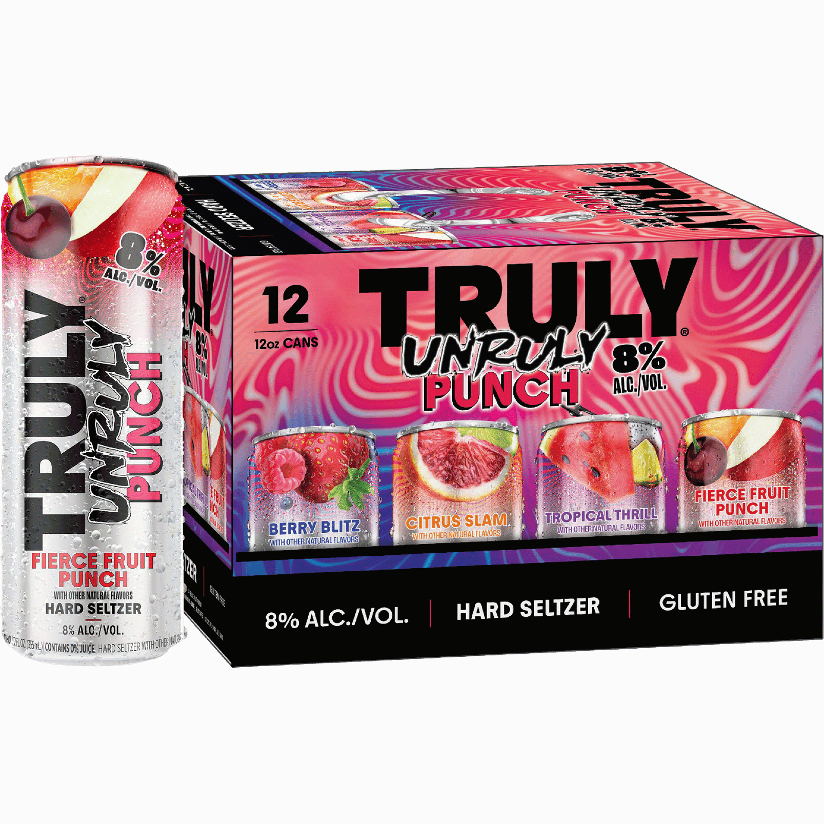 TRULY UNRULY PUNCH VARIETY 12 PK 12 OZ