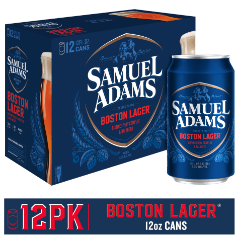 SAMUEL ADAMS BOSTON LAGER 12PK 12 OZ