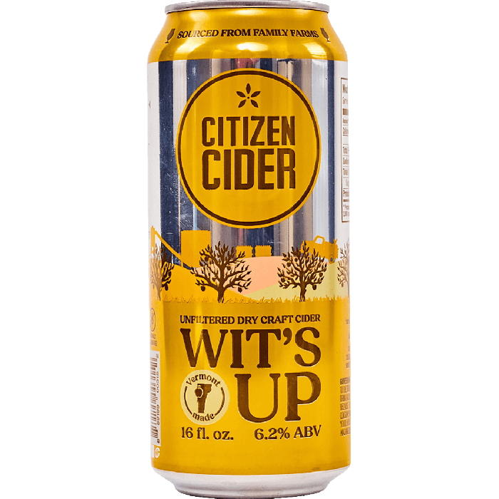 CITIZEN CIDER WIT'S UP 4PK 16 OZ