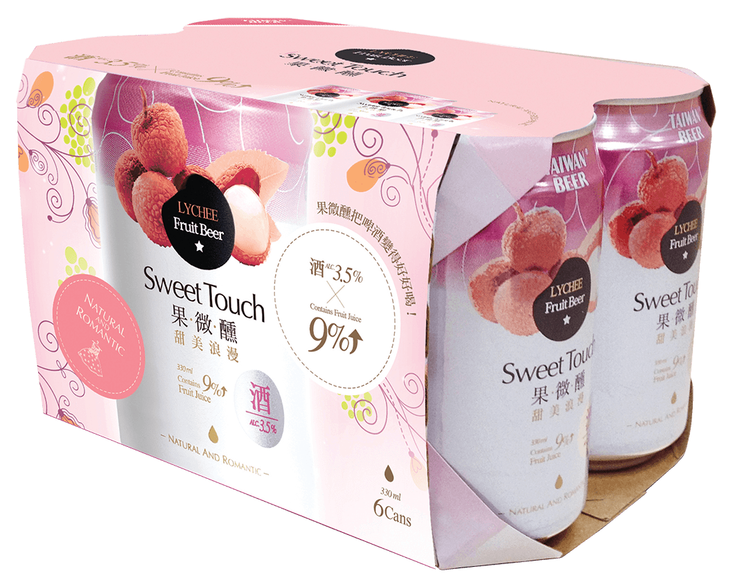 SWEET TOUCH LYCHEE TAIWAN 6 PK 330 ML