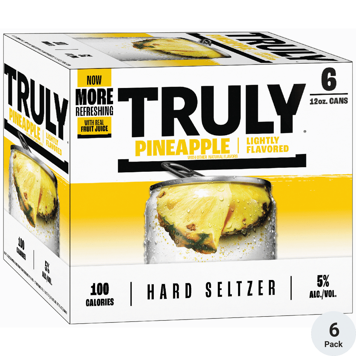 TRULY SELTZER PINEAPPLE 6 PK 12 OZ