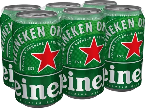HEINEKEN 6 PK CAN 12 OZ