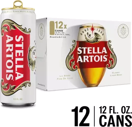 STELLA ARTOIS 12 PK CAN 12 OZ