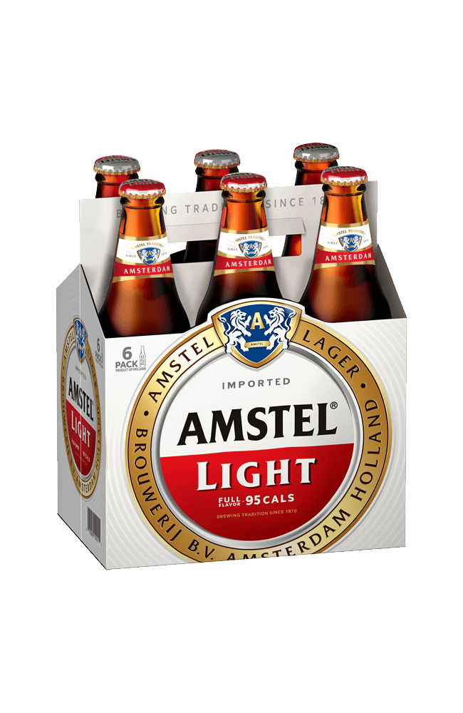 AMSTEL LIGHT 6 PK BTL 12 OZ