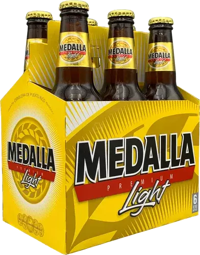 MEDALLA LIGHT 6 PK BTL 12 OZ