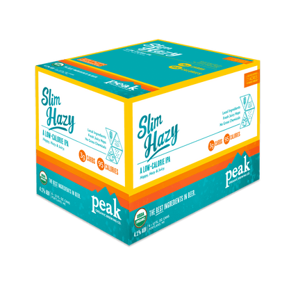 PEAK SLIM HAZY 6 PK 12 OZ
