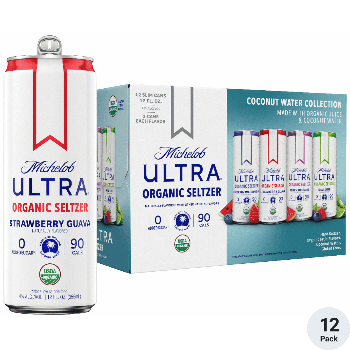 MICHELOB ULTRA COCONUT WATER  12 PK 12 OZ