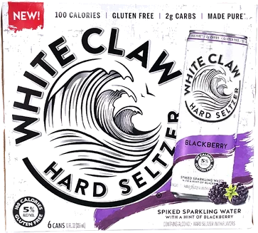 WHITE CLAW BLACKBERRY 6PK 12 OZ