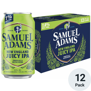 SAMUEL ADAMS NE JUICY IPA 12 PK 12 OZ