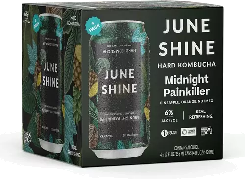 JUNESHINE MIDNIGHT PAINKILLER 4 PK 12 OZ