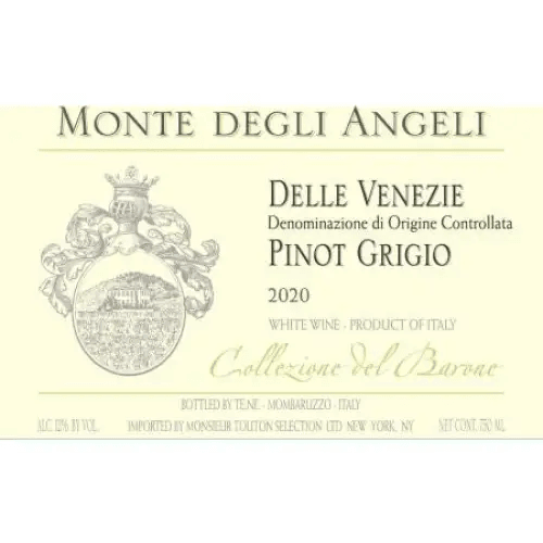 MONTE DEGLI ANGELI PINOT GRIGIO 750 ML