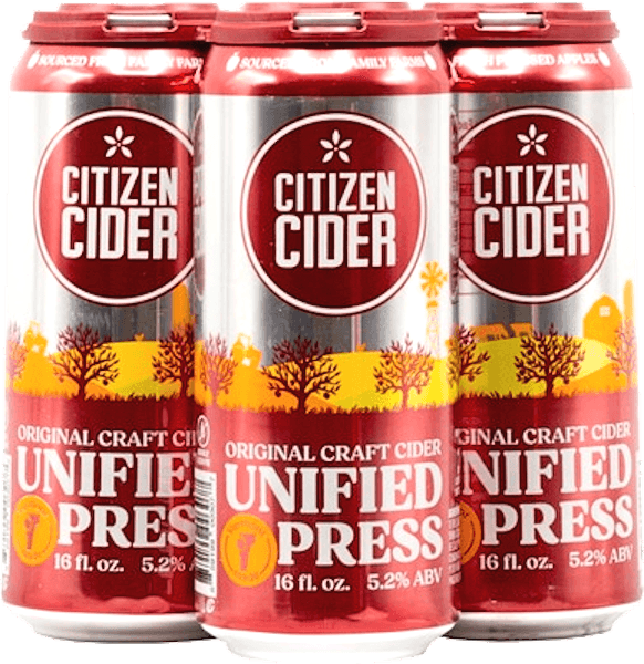 CITIZEN CIDER UNIFIED PRESS 4PK 16 OZ