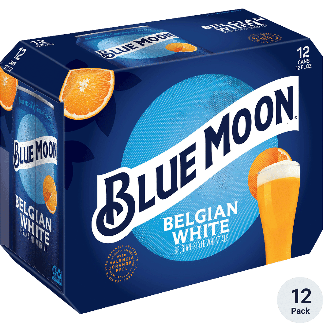 BLUE MOON WHITE 12 PK CAN 12 OZ