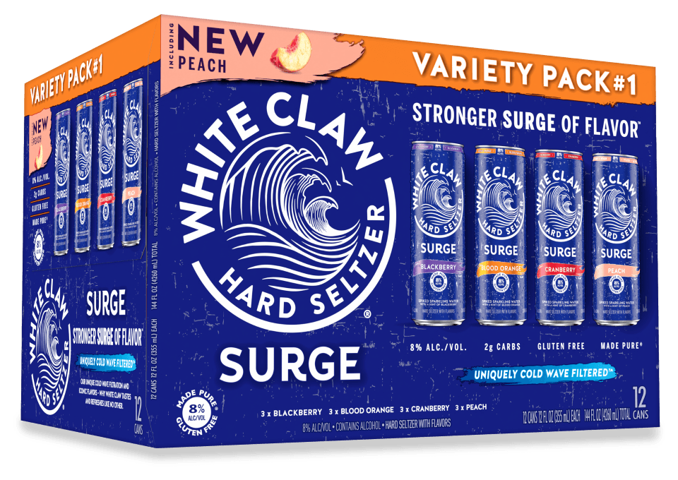 WHITE CLAW SURGE PACK #1 12 OZ