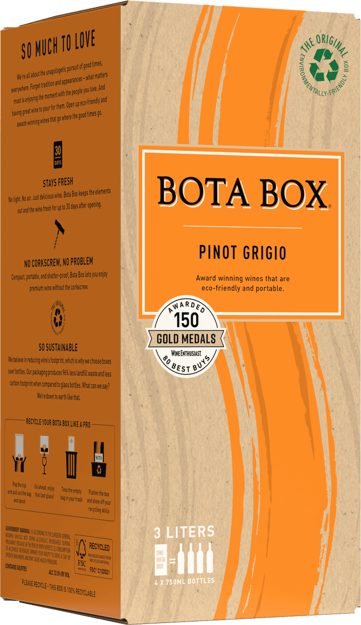 BOTA BOX PINOT GRIGIO 3 L