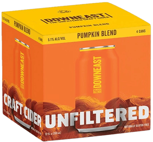 DOWNEAST CIDER PUMPKIN  4 PK 12 OZ