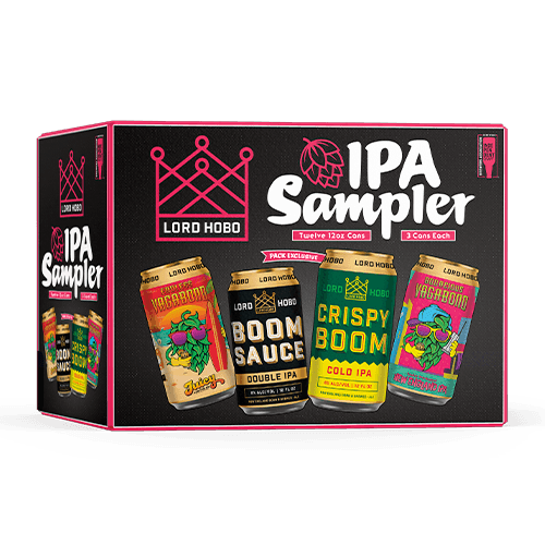 LORD HOBO SAMPLER IPA 12 PK 12 OZ