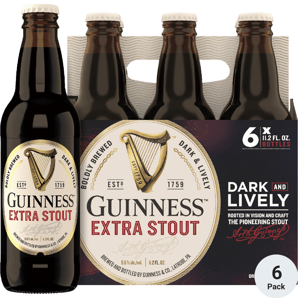 GUINNESS EXTRA STOUT 6 PK BTL 11.2 OZ