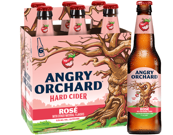 ANGRY ORCHARD CIDER ROSE 6 PK BTL 12 OZ